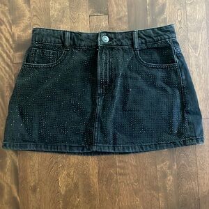 Sparkly jean skirt